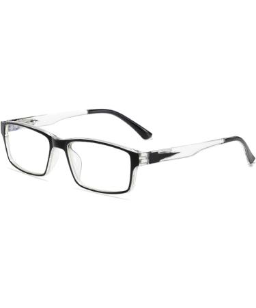 Buy IYNWBJTS 2823 Finished Myopia Glasses 100 to 600 Degrees | Red Transparent Eyewear for Clear Vision - Buy Online on GoSupps.com