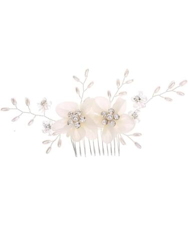 FRCOLOR Set of 3 Wedding Headpieces Wedding Hair Accessories Hair Accessories for Wedding Hair Combs for Brides Bridal Headbands Crystal Comb Accessories Headpiece White - Buy Online on GoSupps.com