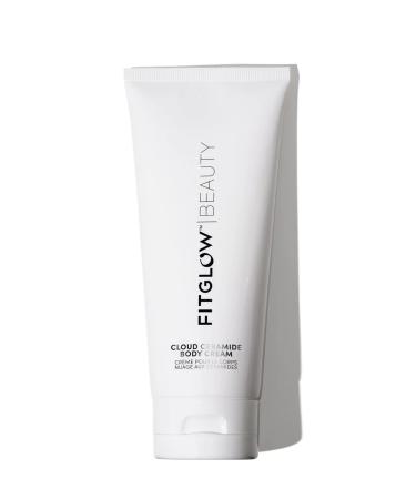 Fitglow Beauty Cloud Ceramide Body Cream | Ultra-Hydrating Skin Restorer with Ceramides + Hyaluronic Acid | Replenishes Moisture Plumps & Firms | Lightweight Fast Absorbing | 200ml / 6.8oz