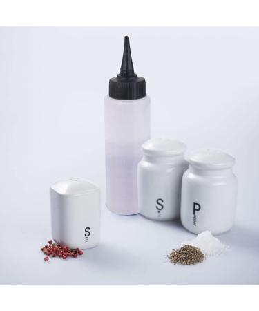 Bouteille applicatrice en plastique tanche Pot de lavage de nettoyage cheveux salon 5oz bouteille applicatrice longue pointe pour la couleur des cheveux outil d'application teinture - Buy Online on GoSupps.com