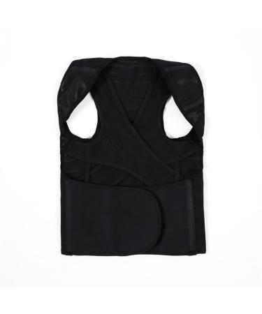 ZUIAI Posture Corrector Shoulder Lumbar Brace Spine Back Support Belt Adjustable Correction(CH) Small B