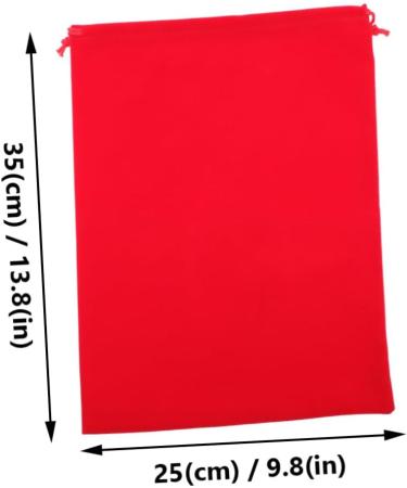 BELLIFFY 3pcs Hair Dryer Storage Bag Hair Dryer Travel Bags Hair Dryer Pouches Hair Dryer Bags Flannel Red - Buy Online on GoSupps.com