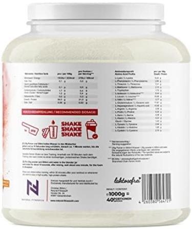 Wheymazing Clear Whey Isolate 1kg Peach Maracuja - Lactose-Free Refreshing Fruity Protein Shake - 1000g Can NF24 - Buy Online on GoSupps.com