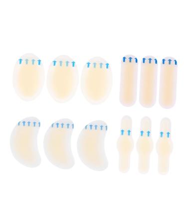 FRCOLOR 24pcs Heel Pads Padded Boots Heel Grips Pads for Feet Creative Heel Sticker Heel Shoe Grips Boots Heels Shoes Men and Women Foot Gel Heel Stickers