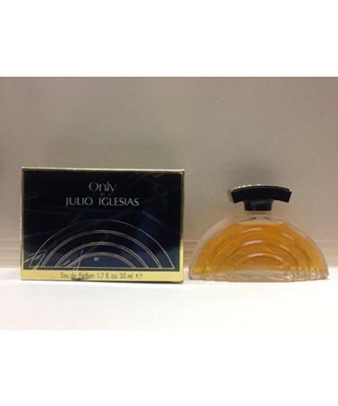 ONLY BY JULIO IGLESIAS 1.7 oz / 50 ml EAU DE PARFUM SPLASH / DAB-ON FOR WOMEN