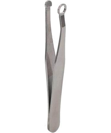 Stainless Steel Nasal Hair Trim Tweezers - Easy & Precise Nose Eyebrow & Body Hair Grooming Tool - Buy Online on GoSupps.com