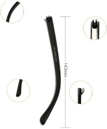 Buy CASOTA Red Leopard Print Eyeglass Replacement Temples - Durable Plastic Eyeglass Repair Parts - Buy Online on GoSupps.com