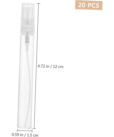 FRCOLOR 40 Pcs Refillable Mini Perfume Spray Bottles - Travel-Friendly Glass Vials for Fragrance & Aftershave | Perfect Sample Size - Buy Online on GoSupps.com