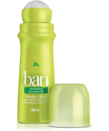 Ban Unscented 24-Hour Roll-on Antiperspirant Deodorant 100 Ml - Buy Online on GoSupps.com