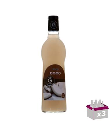 Set of 3 Rioba Syrups - Coconut - 3 x 70cl