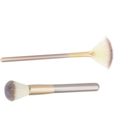 5 sets of make-up powder brush make-up brush cosmetic brush make-up blush make-up powder sponge women corrugated cardboard made of silk-nylon-wool  - Buy Online on GoSupps.com