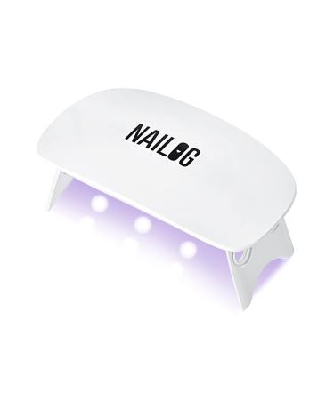 Nailog UV LED Nail Lamp, Mini 6W UV Light with USB Cable, Portable Nail Dryer Light for Gel Nails Polish Manicure, Handheld Nail UV Lamp for Curing by Nailog - Buy Online on GoSupps.com