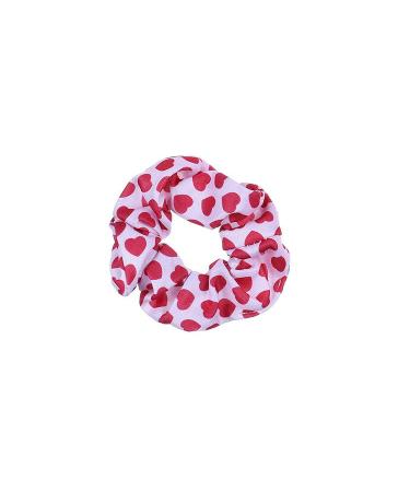 Valentine Pink Hair Scrunchies Set - 4pcs Galentine Hair Ropes & Ties | JHV31 - Buy Online on GoSupps.com