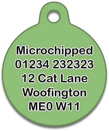 Spoilt Rotten Pets Dog Face Tag Lots of Breeds & Tag Colours to Choose from Tag Pet Identity Cat or Dog Tag Custom Printed with Your Contact Details - Buy Online on GoSupps.com