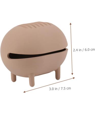 Ipetboom 1 Set Silicone Beauty Tools Travel Silica Gel Makeup Brush Shaper 7.5x5cm Khaki - Buy Online on GoSupps.com