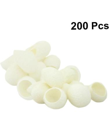 FRCOLOR Beauty Natural Silk Skin Care Scrub 200 Pieces Gentle Exfoliation For Facial Cleansing - Buy Online on GoSupps.com