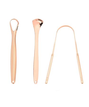 CUZYP set of 3 tongue cleaners tongue scrapers tongue scraper best remedy for dry mouth