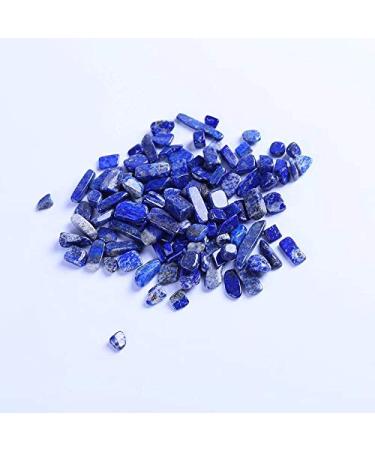 Natural Crystal Rough 200g Natural Blue Lapis laziuli Quartz Gravel 9-12mm Rough Crystal Tumbled Stone PEIQIYIN