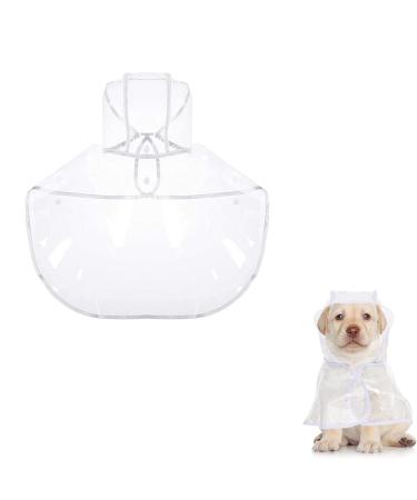 Premium White Rain Jacket for Dogs - Small to Large Sizes Available | Waterproof Dog Raincoat - Buy Online on GoSupps.com