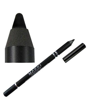 Deep Black Waterproof Glide on Eyeliner Pencil Colour Shade Number 01 Super long stay and smudge proof Eye Liner 01 Deep Black