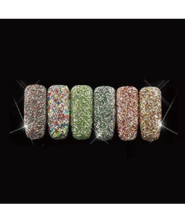 6 Kinds of Mixed Color Shard Nail Sequins Nail Art Glitter Sequins - Buy Online on GoSupps.com