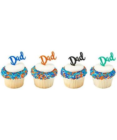A1 Bakery Supplies Father's Day Dad Cupcake Picks - 24 pc - Buy Online on GoSupps.com
