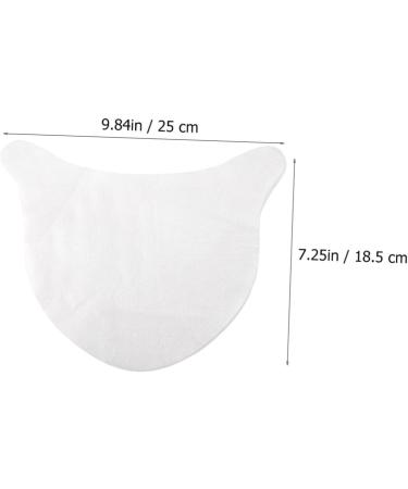 100 Sheets Disposable Neck Membrane Bed Linen Neck Paper Neck Paper Made of Non-Woven Fabric Embellishing Neck Paper Neck Cover Paper White Plant Fibres Large Neck Beautiful Neck 25x18.5cm White - Buy Online on GoSupps.com
