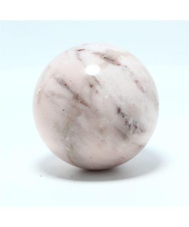 FUERLI Natural Stone Dalmatian Yellow Calcite Gemstone Ball - Unique Purple Decor for Home & Gifts - Buy Online on GoSupps.com