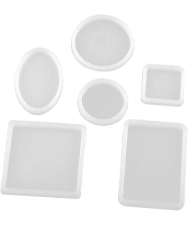 STOBOK 12 Pcs Silicone Molds Clear Coasters Crystal Epoxy Mold Silicone Mold Making Tool Jewelry Transparent Mold Crystal Silicone Mould Crystal Epoxy Silicone Mould Clay Board Chocolate As Shownx2pcs mediumx2pcs - Buy Online on GoSupps.com