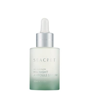 SEACRET Face Serum - Bio Skin Glow Multi-Acid Complex Night Serum for Face Ampoule 1 Fl.Oz 30ml.