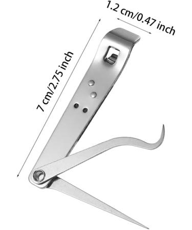 lmoikesz Foldable Stainless Steel Toothpick Set - Portable Dental Floss & Multifunctional Cleaning Tool with Bottle Opener - Buy Online on GoSupps.com