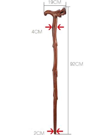 Crutches Wooden Ergonomic Design Long-Term Grip Not Tired Four-Legged Cane Brown Surprise Gift - Buy Online on GoSupps.com