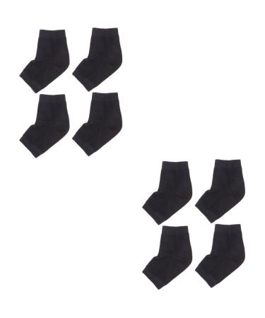 FOMIYES 4 Pairs Feet Cracked Socks Gel Foot Socks Calcetines para Hombre Mens Stocking Heel Anti-Crack Socks Heel Protector Socks Man Socks Heel Socks Men and Women Sleeve Day and Night