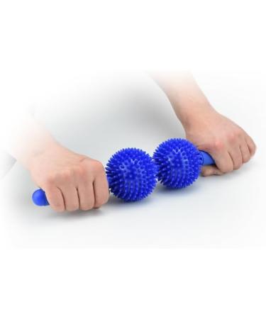ATC Handels GmbH Massage Roller with 2 Hedgehog Balls - 9 cm for Relaxing Foot & Muscle Massage - Easy & Effective Relief - Buy Online on GoSupps.com