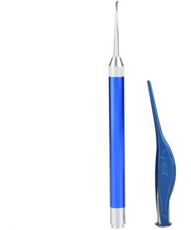 Ear Wax Tweezers Wax Removal Stainless Steel Luminous Tweezers Durable Selection of Ears for Baby Child Ear Cleaning Set (Blue) - Buy Online on GoSupps.com