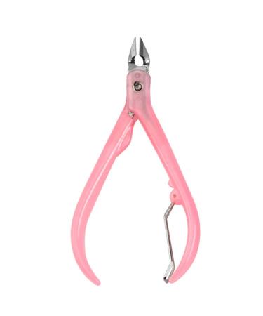 Gemini_mall Cuticle Nipper Clipper Stainless Steel Cuticle Cutters And Remover Nipper Scissors Dead Skin Remover Nail Care Tool For Manicure And Pedicure Pink