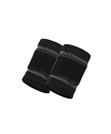 Wrist Brace Adjustable Wrist Support Wrist Wraps Compression Strap for Working Out Sport and Tendinitis Pain Relief(2 Pcs) (Color : Black Size : XL) XL Black