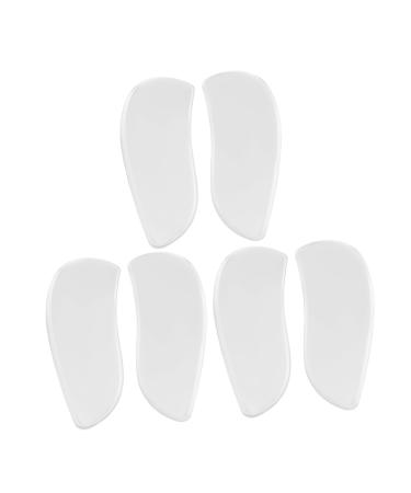 6 Pairs Legs Heel Pads Heel Correction Half