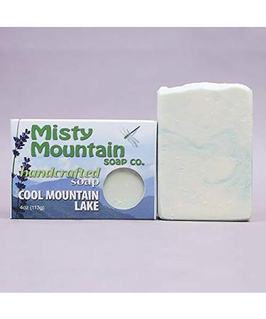 Cool Mountain Lake Handcrafted Bar Soap by Misty Mountain Soap Co. - Buy Online on GoSupps.com