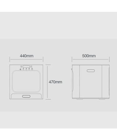 MAZLJ Blower Fan Pet Dryer Pet Hair Dryer Cage Smart Pet Drying Box Home Dryer Automatic Constant Temperature White 500X440X470mm - Buy Online on GoSupps.com