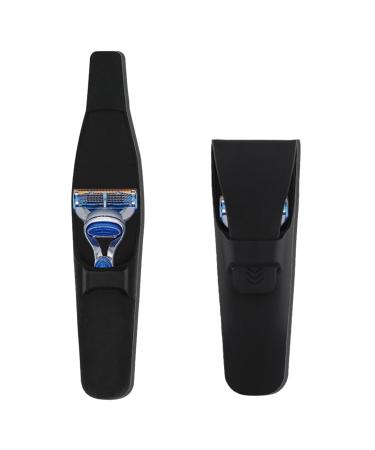 Eodkse portable razor -related - effectively protects against damage and dust - ideal for travel - silicone shell - suitable for razor planes - 1 piece (black) - Buy Online on GoSupps.com