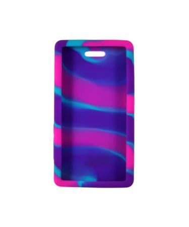 Omnipod Dash Gel Skin- Soft Silicone Cover Designed to Protect The Omnipod Dash Device (Pink/Purple/Turquoise Tie-Dye) Pink/ Purple/ Turquoise Tie-dye