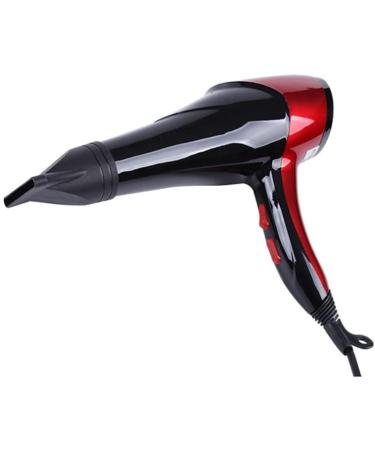 2000W Professional Hair Dryer with Nozzles Ionic Salon Powerful Hairdryer AC Motor Fast Blow Dryer with 3 Heat 2 Speed Low Noise Hairdryer Powerful Quick Drying for Home and Salon Red Small Gift - Buy Online on GoSupps.com