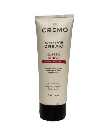 Cremo Classic Citrus Shave Cream 6 oz (Pack of 12)