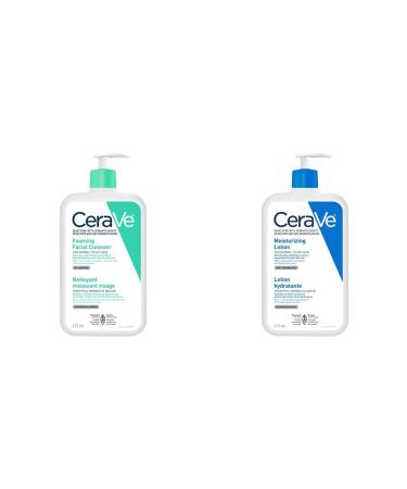 CeraVe Foaming Face Cleanser and Daily Moisturizing Lotion Bundle BUNDLE - Foaming Cleasner & Daily Lotion BUNDLE