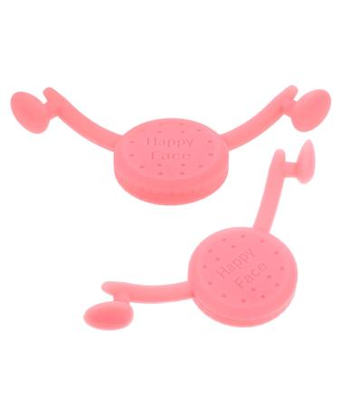 Lot de 2 Correcteurs de Sourire Roses Entra neurs de Muscles Buccaux Ajustables en Mat riau Doux Masseurs Amincissants Visage Outils D exercice pour Raffermissement