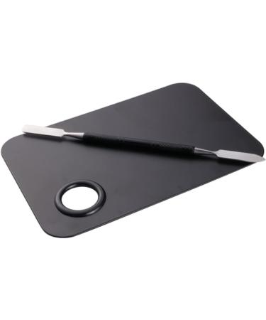 Nail Art Mix Palette Stainless Steel Cosmetic Makeup Palette Spatula Tool for Mixing S Swatches - Buy Online on GoSupps.com