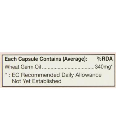 HealthAid Wheat Germ Oil 340mg Capsules - 60 Count (Pack of 1) - Buy Online on GoSupps.com