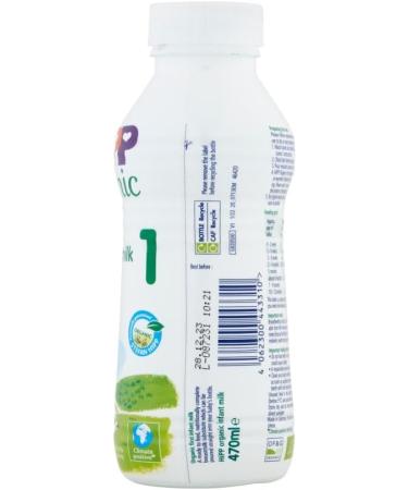 HiPP Organic 1 First Infant Baby Milk 470ml - Ready to Feed Liquid Formula - Buy Online on GoSupps.com