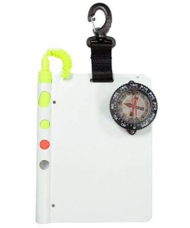 Storm Underwater Scuba Divers Writing Slate with Compass